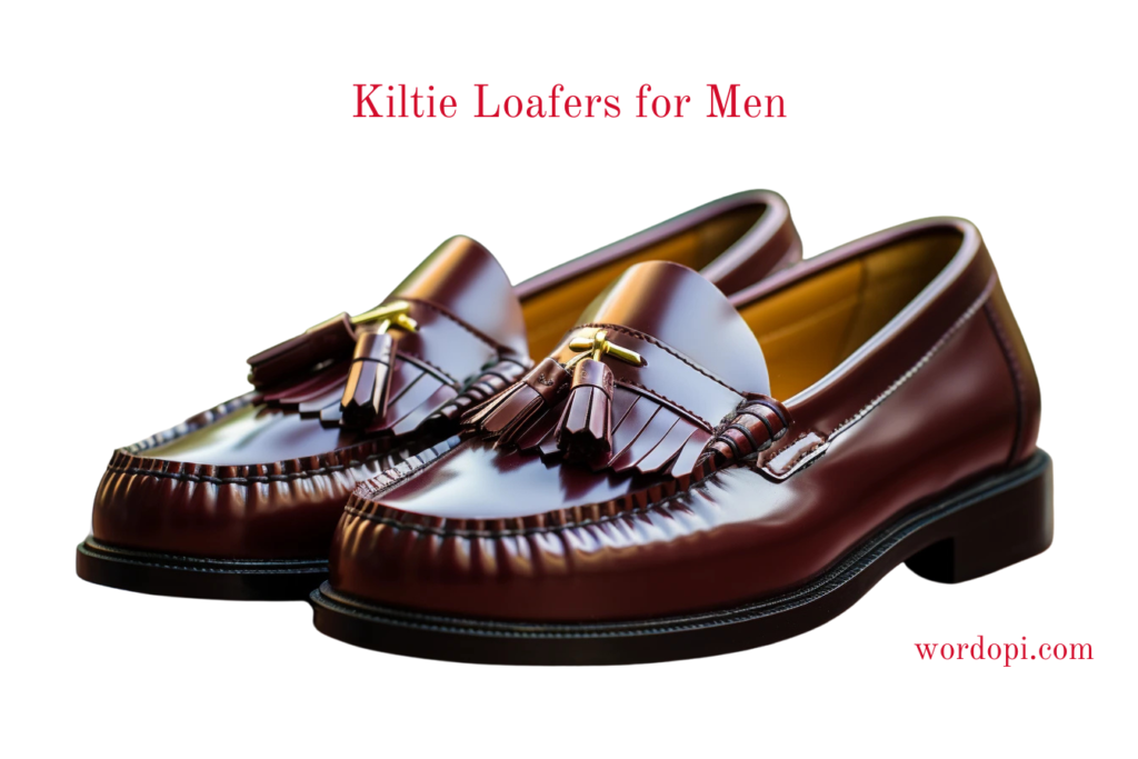 Kiltie Loafers for men