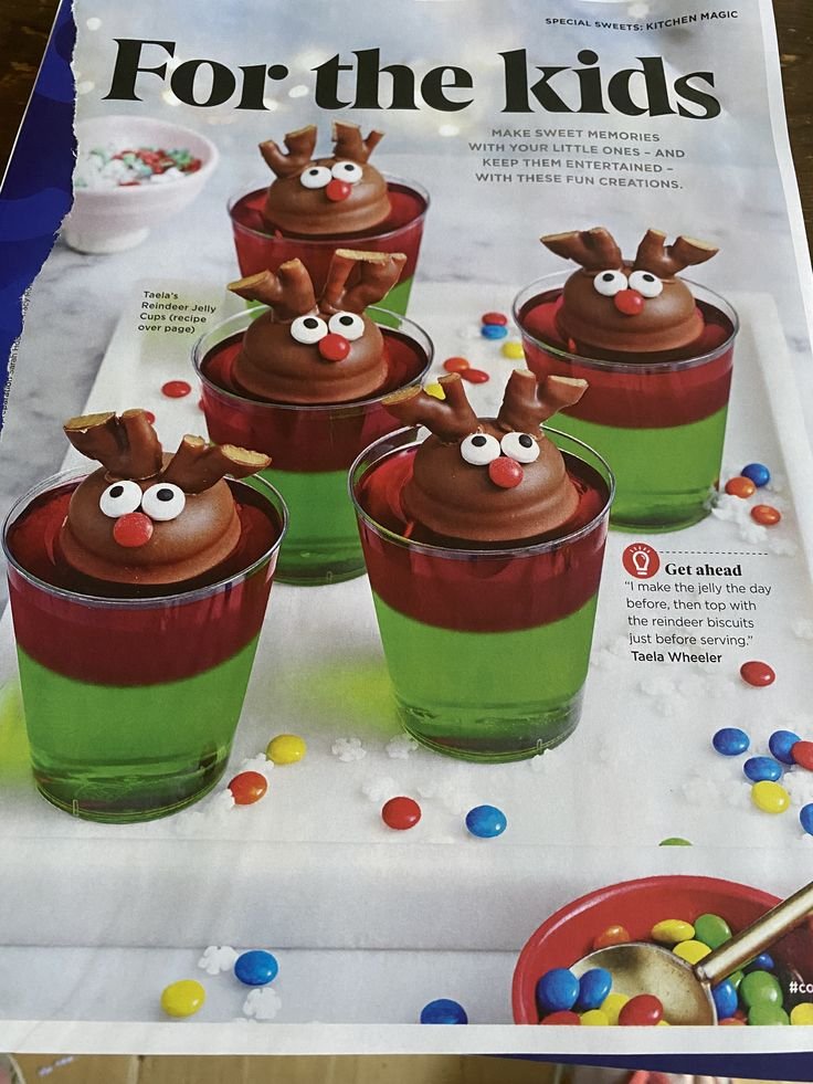 Reindeer Fruit Cups